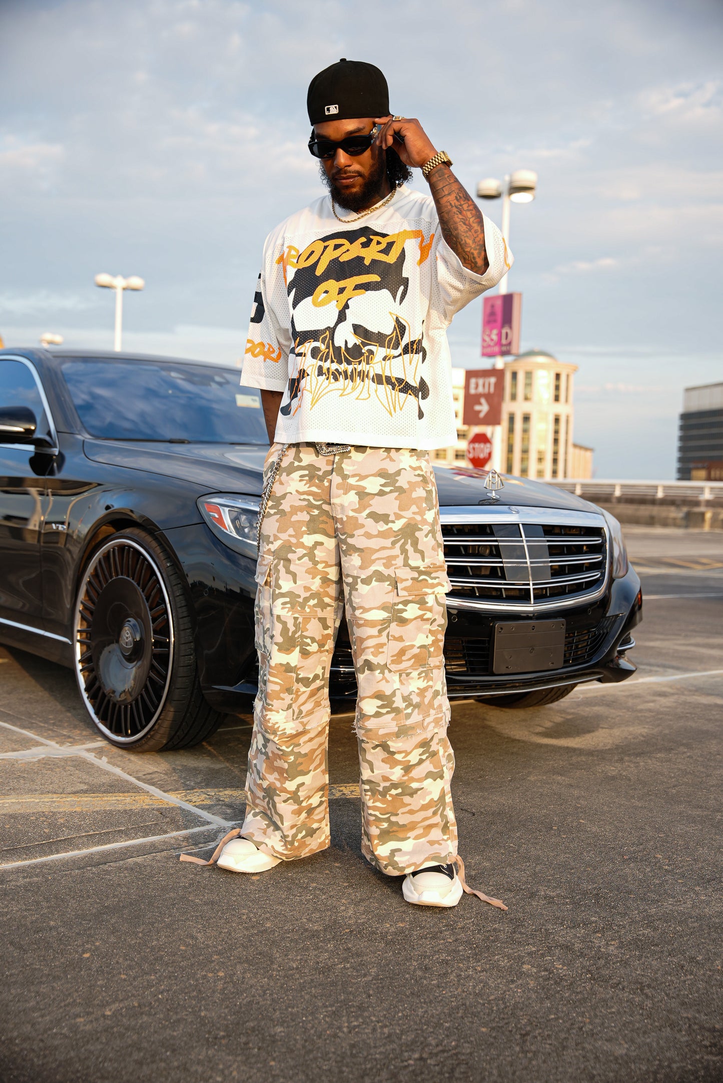 Camo Cargo Pants/Shorts (Tan)