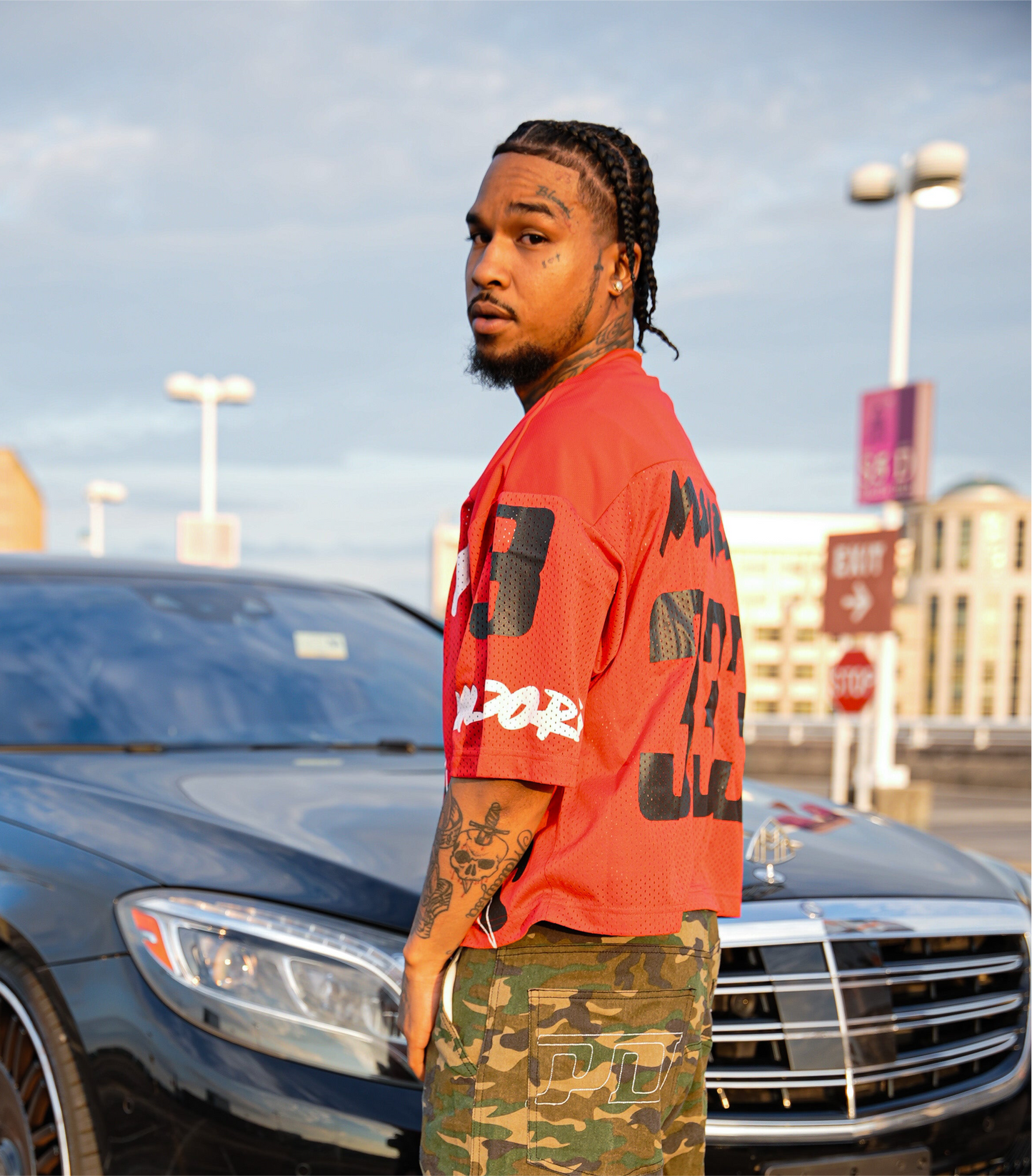 Camo Cargo Pants/Shorts (Brown)