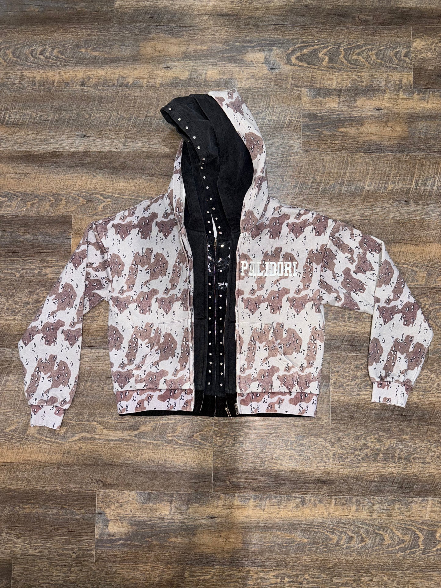 Chip Camo 3 Layer Hoodie