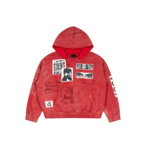 Stile Amour Red Patch Hoodie