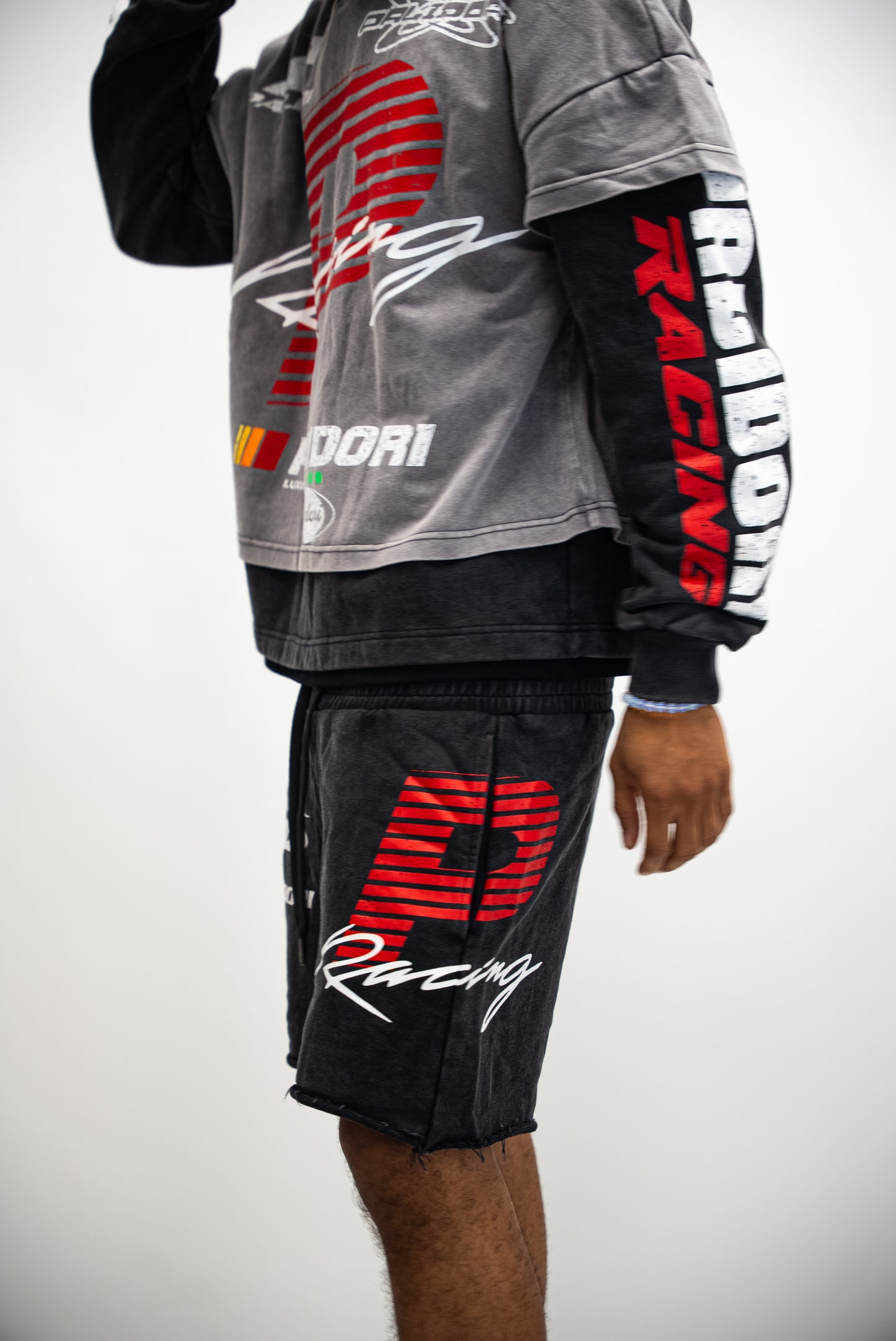 Racing Club Double Waist Shorts