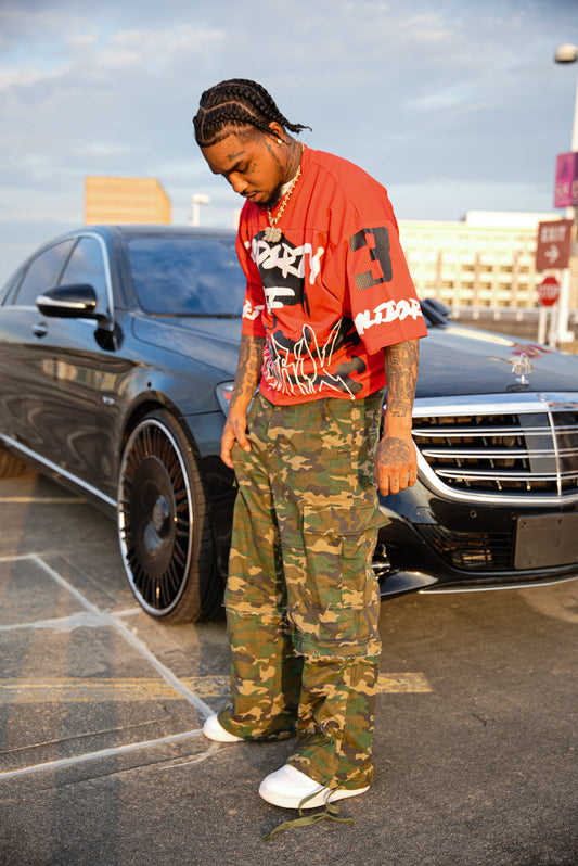 Camo Cargo Pants/Shorts (Brown)
