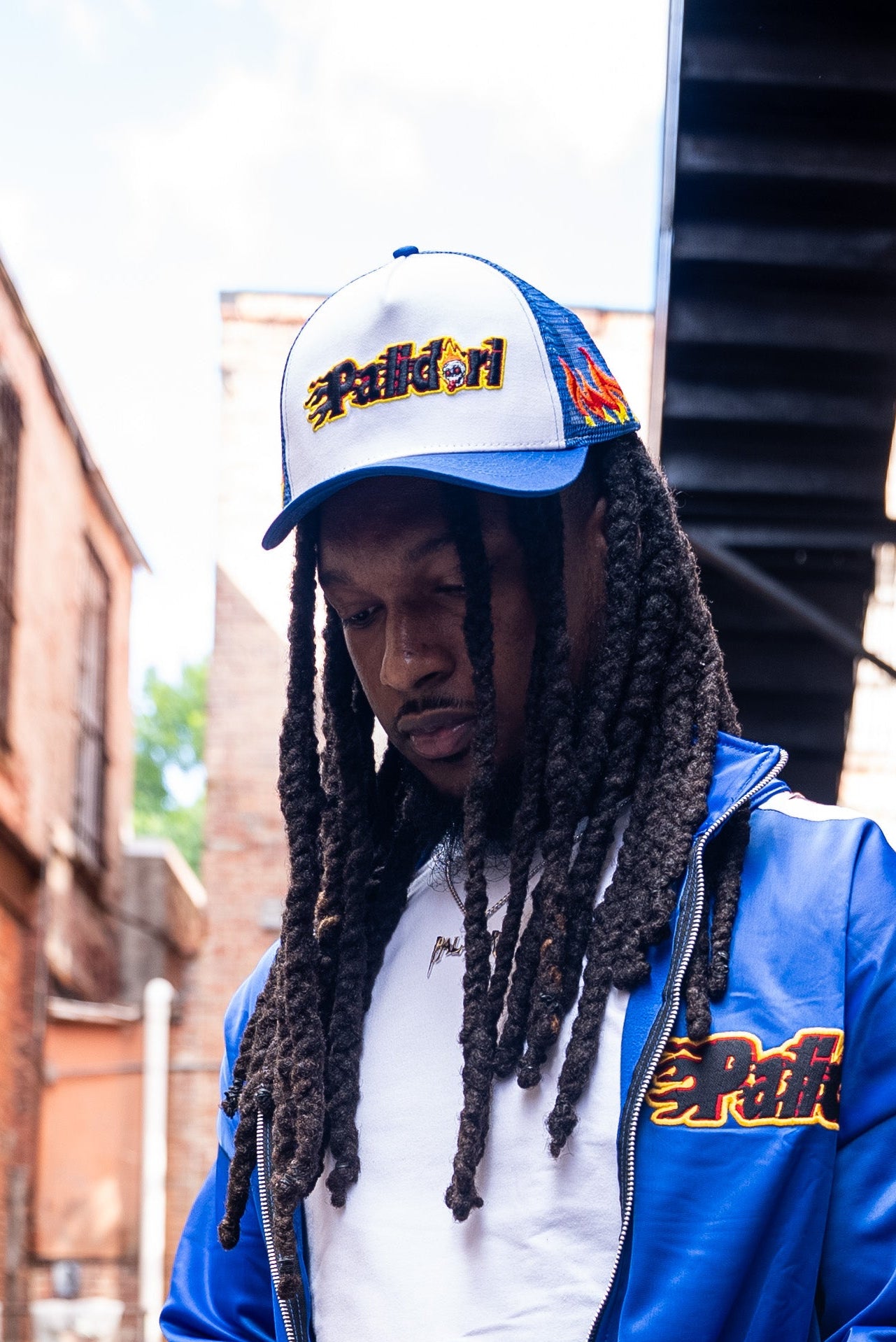Flame Trucker ( Royal Blue)