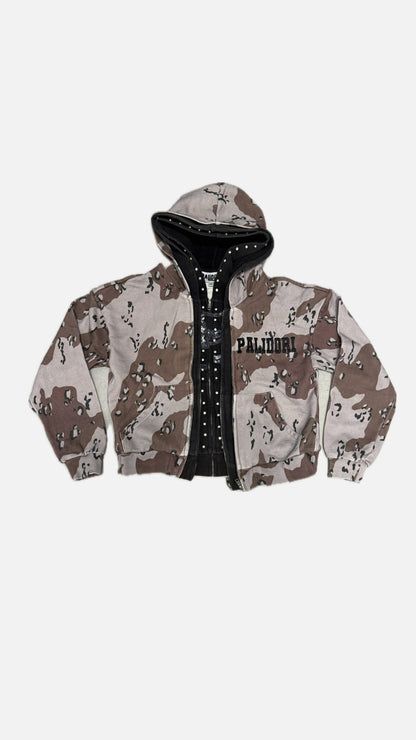 3 Layer Chip Camo Hoodie